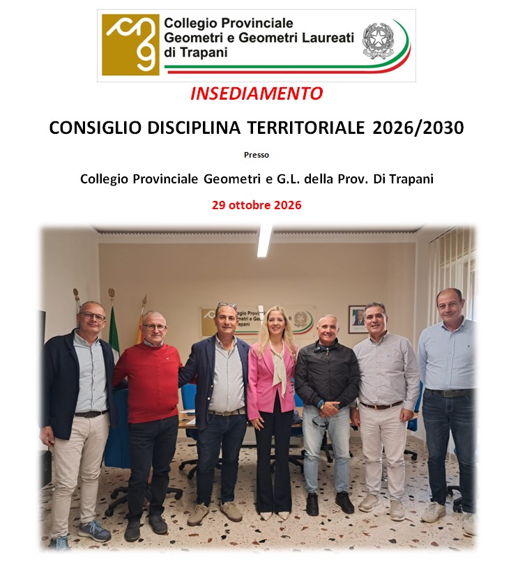 disciplina 2026 2030 insediamento 29.10.2026